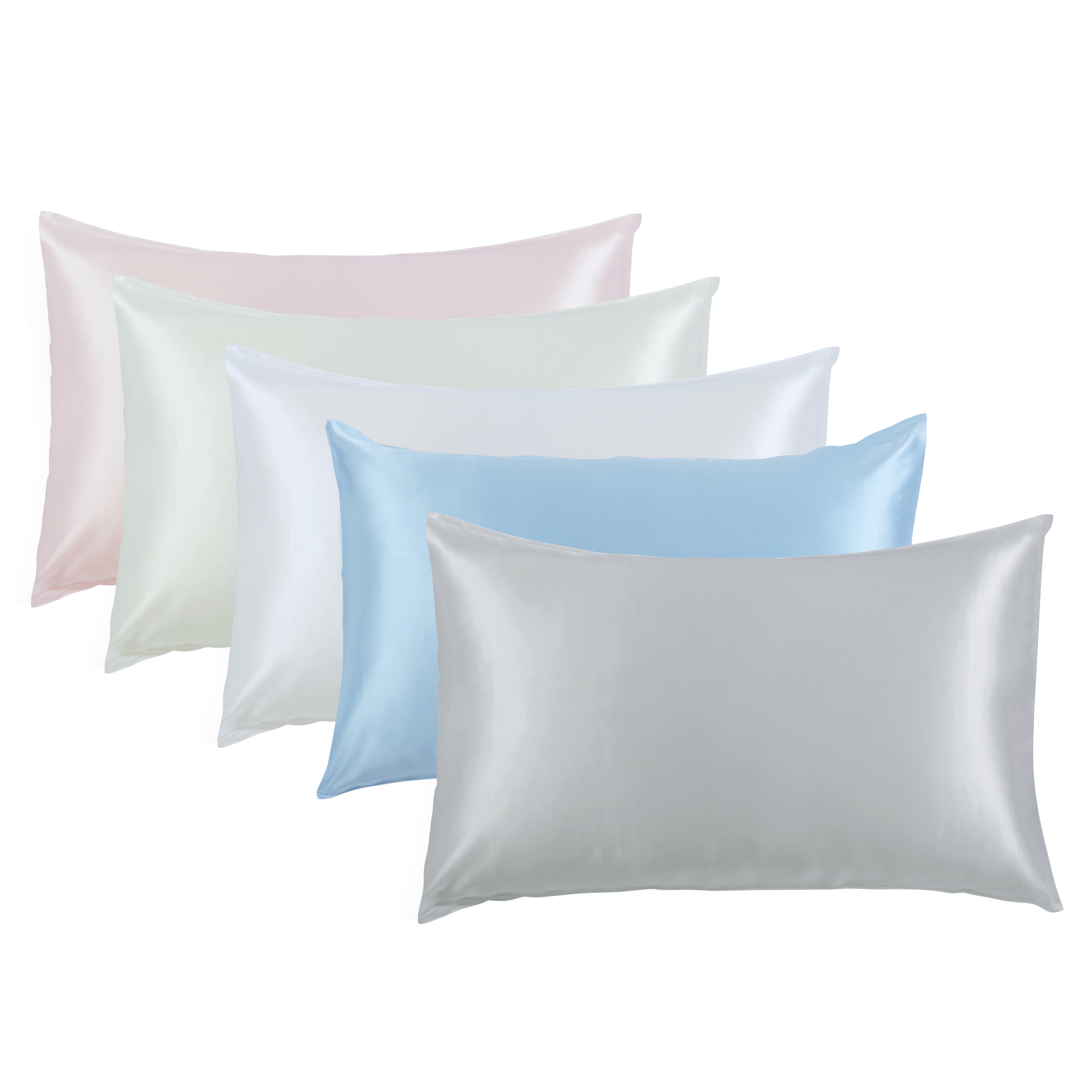 Bed bath and table silk pillowcase discount